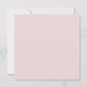 Cartão Blush em Pó Cor Sólida Rosa