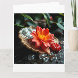 Cartão „Blüte der Stille“