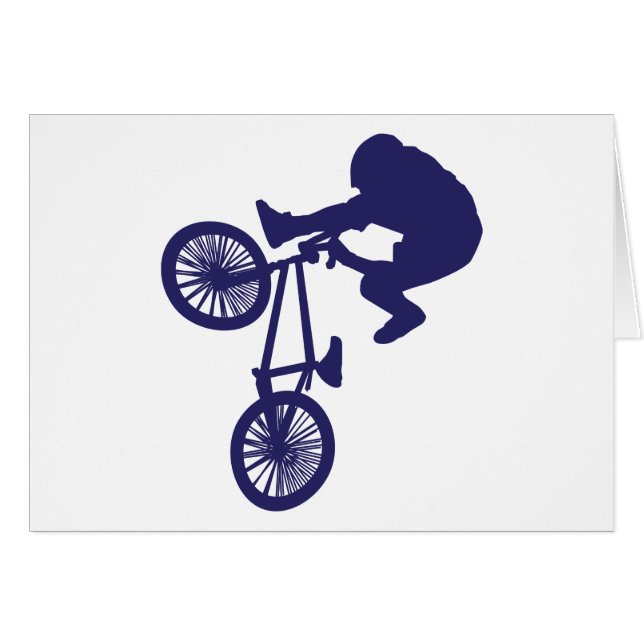 Cartão BMX Biker (Frente Horizontal)