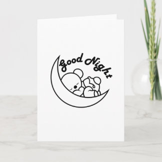 Cartão Boa noite