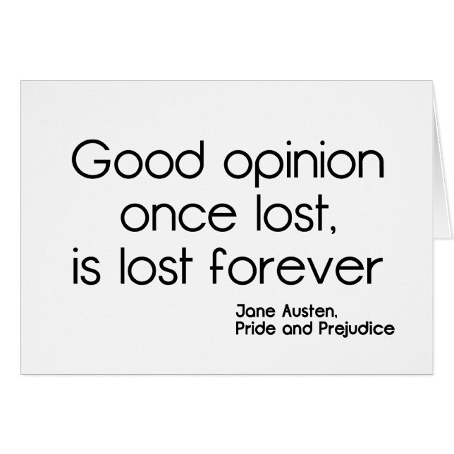 Cartão Boa opinião (Frente Horizontal)