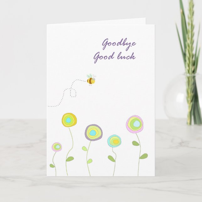 Cartão Boa sorte (Frente)