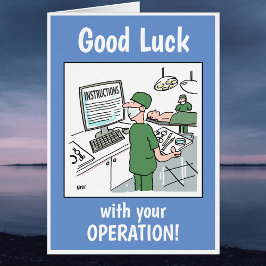 Cartão Boa Sorte com a sua Operação