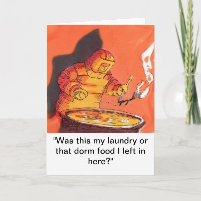 Cartão Boa sorte do tolo (Frente)