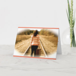 Cartão Boa sorte na sua nova jornada