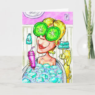 Cartão Boa Sorte para Maratonista - Ice Bath