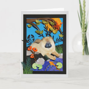 Cartão BOA SORTE, POND Chow