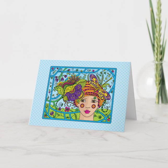 Cartão Boa Sorte_Saudação (Frente)