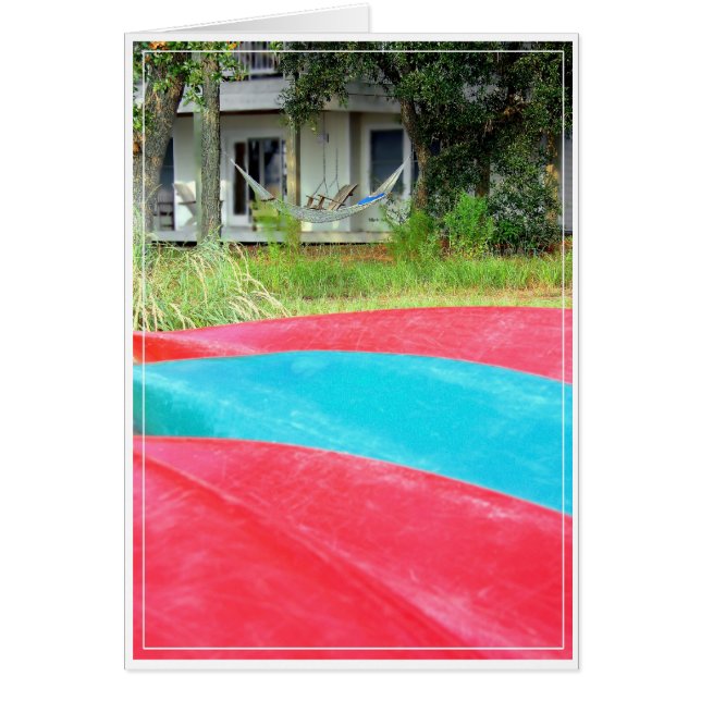 Cartão Boa vida no verão (Frente)