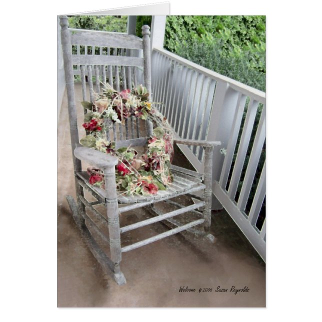 Cartão Boa vinda (Frente)