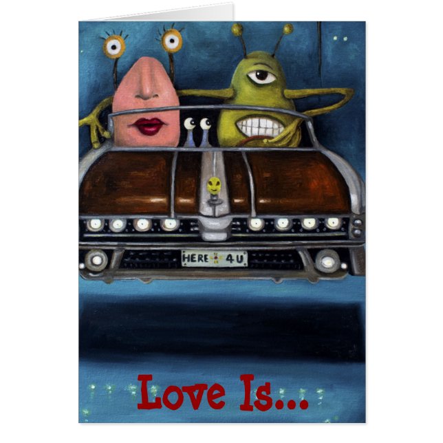 Cartão Boa vinda a Roswell (Frente)