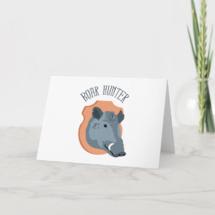Cartão Boar Hunter
