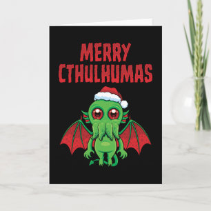 Cartão Boas Festas de Cthulhmas