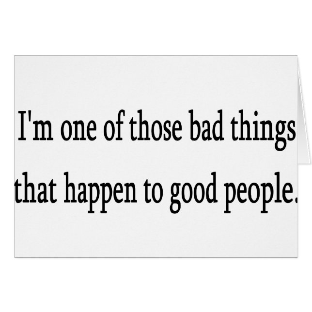 Cartão Boas pessoas (Frente Horizontal)