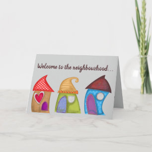 Cartão Boas-vindas à vizinhança