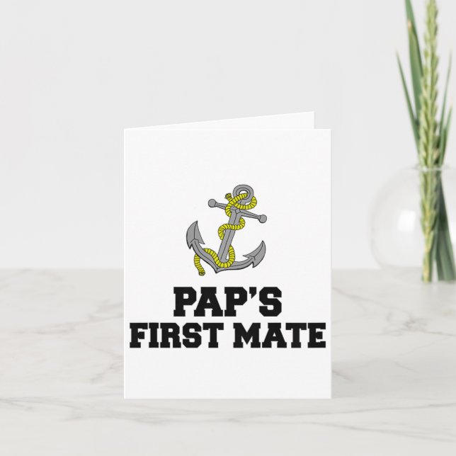 Cartão Boat da neta do primeiro companheiro do Pap (Frente)