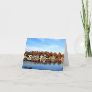 Cartão Boat House Row, Filadélfia, PA