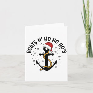 Cartão Boats N Ho Hos Natal Pajama Engraçado Humor X-m