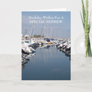 Cartão Boats Nephew Birthday