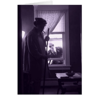 Cartão Bob que espreita na vida de um ser humano