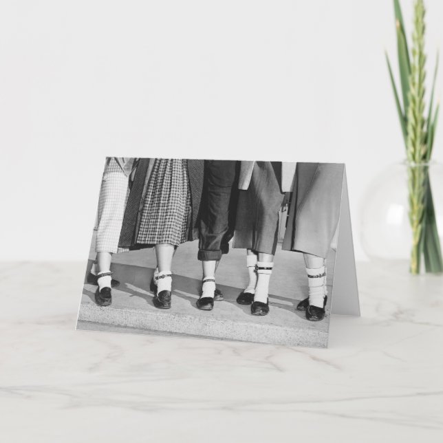 Cartão Bobby Socks, 1953 (Frente)