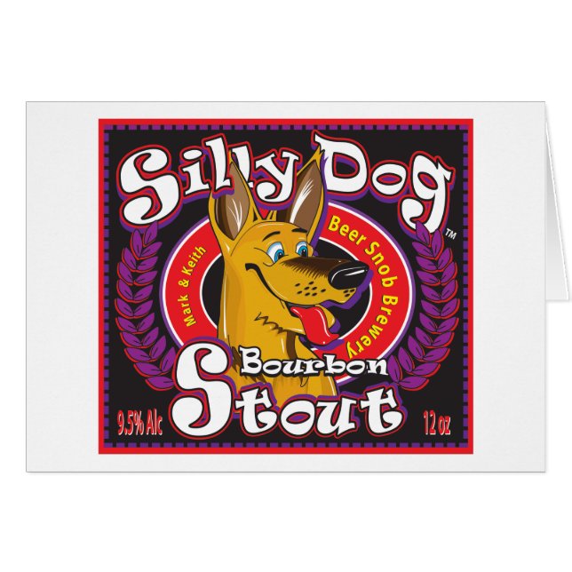 Cartão Bobo Bourbon Stout (Frente Horizontal)