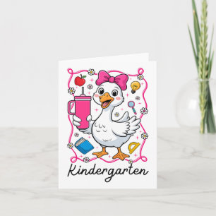 Cartão Bobo Coquette Goose Jardim Infantil 1rua Dia