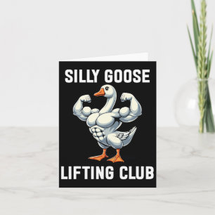Cartão Bobo Goose Lifting Club