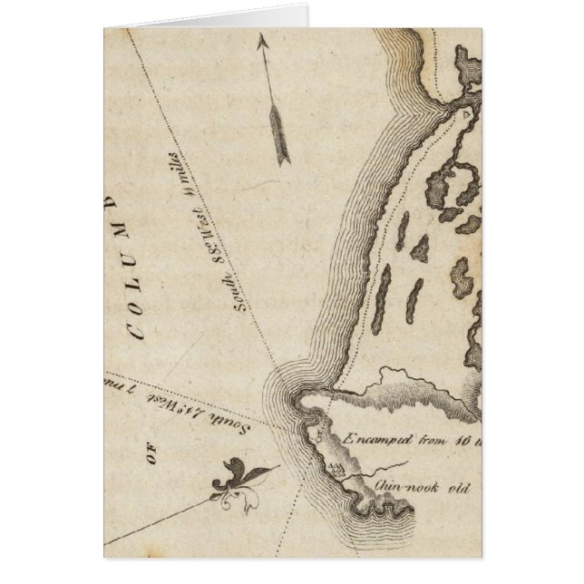 Cartão Boca do rio Columbia (Frente)