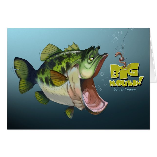 Cartão Boca grande! (Frente Horizontal)