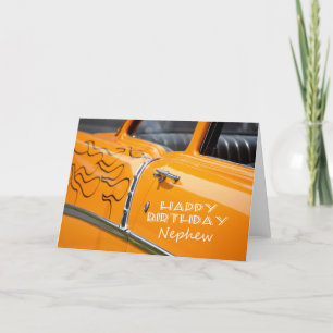 Cartão Boca quente, feliz aniversário sobrinho.