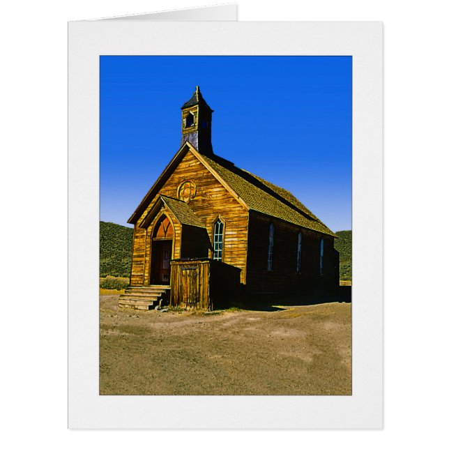 Cartão " Bodie Church " (Frente)