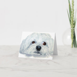 Cartão Bogart, o Notecard Maltês