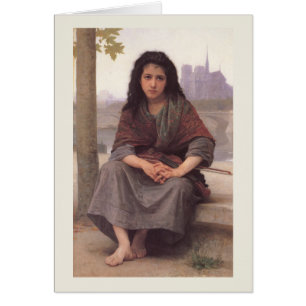 Cartão "Bohemian" William-Adolphe Bouguereau