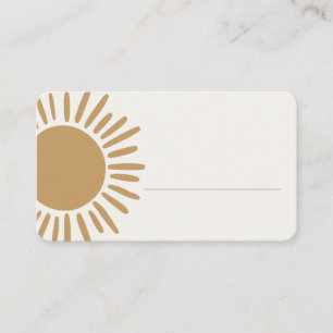cartão boho sunshine
