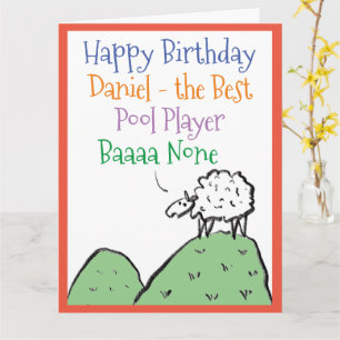 Cartão Boi Design Feliz Aniversário para Jogador de Pisci