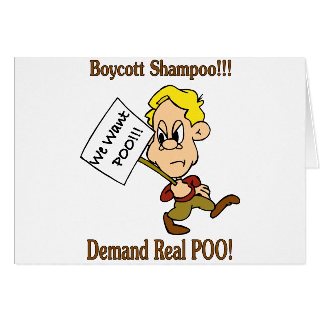 Cartão Boicote Shampoo - Demanda de POO Real (Frente Horizontal)