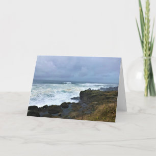 Cartão Boiler Bay State Wayside, Depoe Bay, Oregon