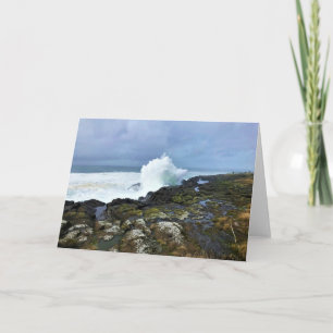 Cartão Boiler Bay State Wayside, Depoe Bay, Oregon