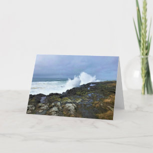 Cartão Boiler Bay State Wayside, Depoe Bay, Oregon