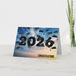 Cartão Boinas de Graduação Preta Airborne 2026