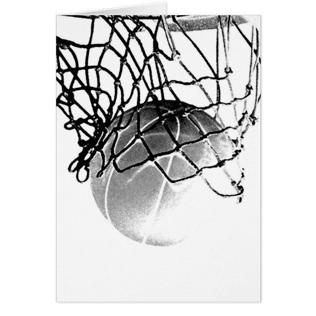 Cartão Bola de Basquete (Frente)