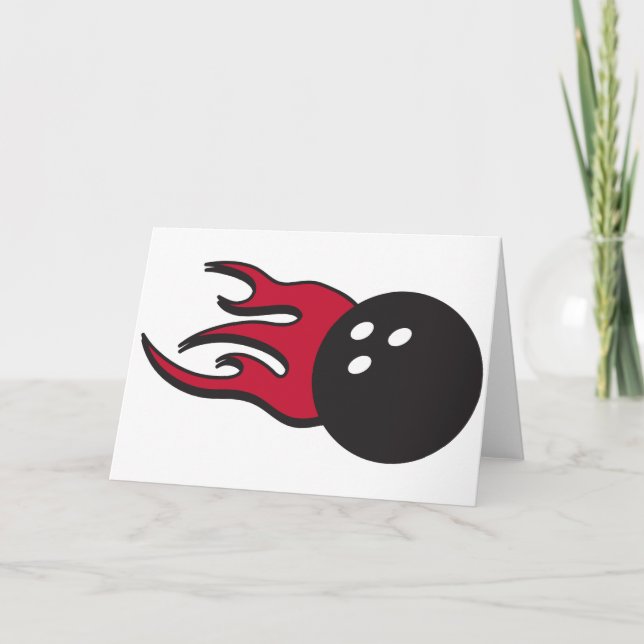 Cartão Bola de boliche (Frente)