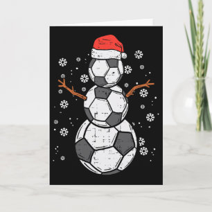 Cartão Bola de Neve de Natal Esportes Meninos Meninas