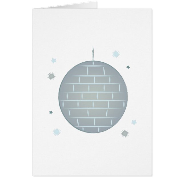 Cartão Bola do espelho (Frente)