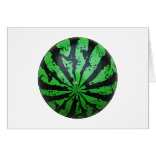 Cartão Bola do futebol/futebol da melancia