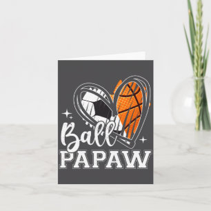 Cartão Bola Mamão Futebol Basquetebol Coração