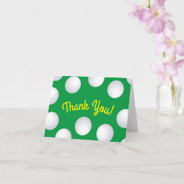 Cartão Bolas de Golfe Miniatura Festa de Aniversário Cria