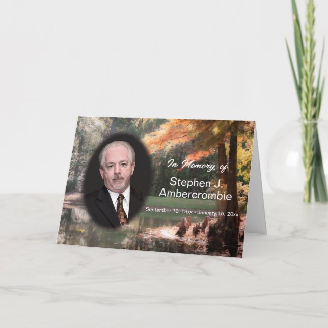 Cartão Boletim do Serviço em Memória da Memória (Frente)