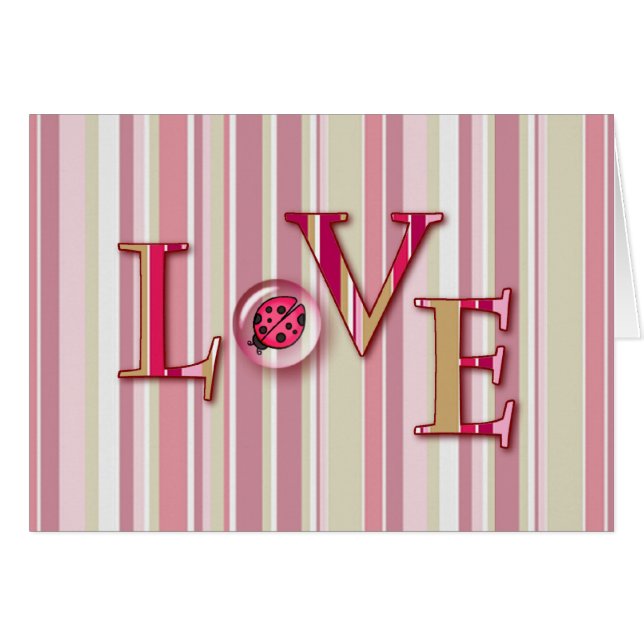 CARTÃO BOLHA DE INSETO AMOR E FITAS DE SHARON SHARPE (Frente Horizontal)